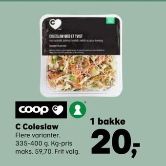 SuperBrugsen C Coleslaw tilbud