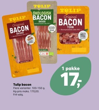 SuperBrugsen Tulip Bacon tilbud