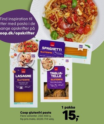 SuperBrugsen Coop Glutenfri Pasta tilbud