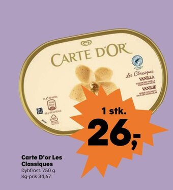 SuperBrugsen Carte D'Or Les Classiques tilbud