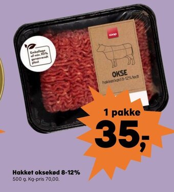 SuperBrugsen Hakket Oksekød 8-12% tilbud