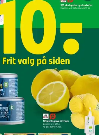 Coop 365 Coop 365 citroner tilbud