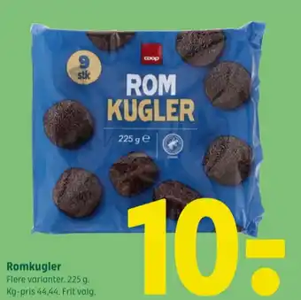 Coop 365 Xtra romkugler tilbud