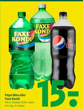 Coop 365 Pepsi max cola tilbud