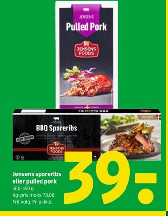 Coop 365 Jensens spareribs tilbud