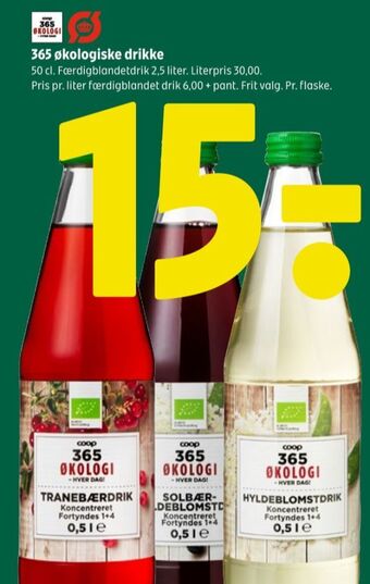 Coop 365 Coop 365 konc. frugtsaft tilbud