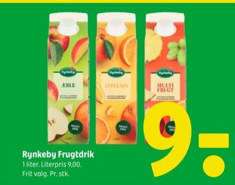 Coop 365 Rynkeby appelsinjuice tilbud