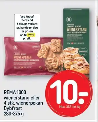 REMA 1000 REMA 1000 Wienerstang eller 4stk tilbud