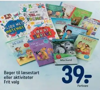 REMA 1000 Bøger Til Læsestart Eller Aktiviteter tilbud