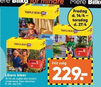 Bilka Libero Bleer tilbud