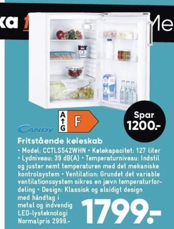 Bilka Fritstående Køleskab tilbud