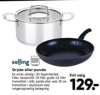 Bilka Gryde Eller Pande tilbud