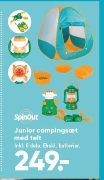 Bilka Junior Campingsæt Med Telt tilbud