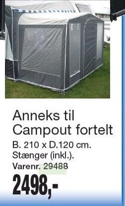 Harald Nyborg Anneks til campout fortelt tilbud