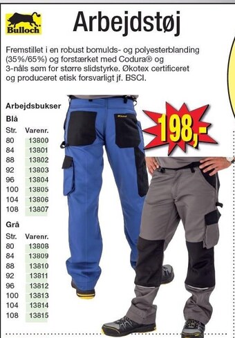 Harald Nyborg Arbejdstøj tilbud