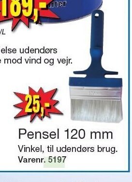 Harald Nyborg Pensel 120 mm tilbud
