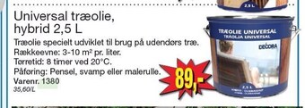 Harald Nyborg Universal træolie hybrid 2,5 l tilbud