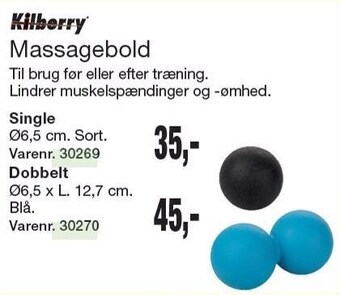 Harald Nyborg Kilberry massagebold tilbud