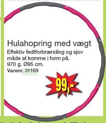 Harald Nyborg Hulahopring med vægt tilbud