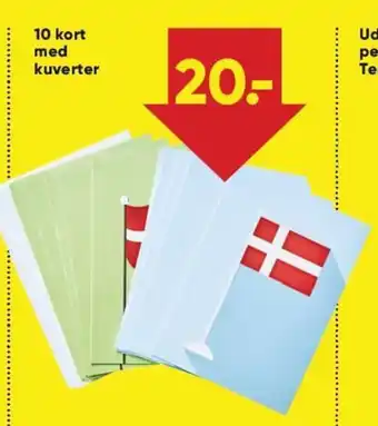 Bilka 10 Kort Med Kuverter tilbud