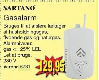Harald Nyborg Gasalarm tilbud