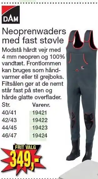 Harald Nyborg Neorenwaders med fast støvle tilbud