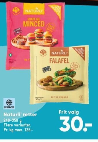 Bilka Naturli' Retter tilbud