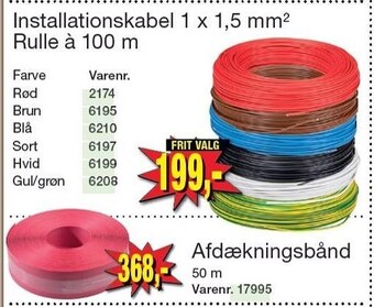 Harald Nyborg Installationskabel tilbud