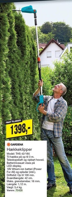 Harald Nyborg Hækkeklipper tilbud