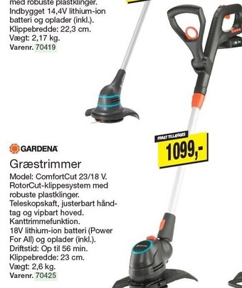 Harald Nyborg Græstrimmer tilbud