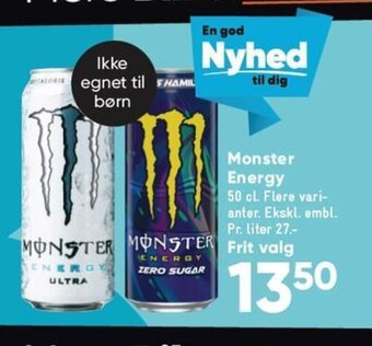 Bilka Monster Energy tilbud