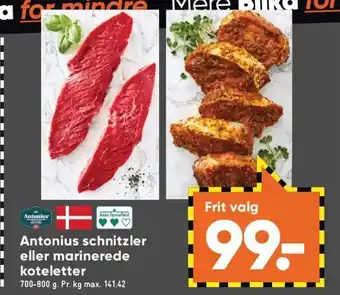 Bilka Antonius Schnitzler eller Marinerede Koteletter tilbud