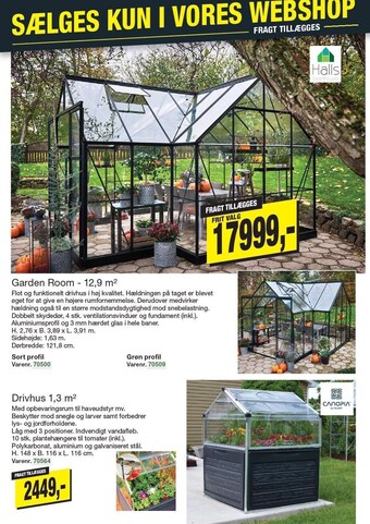 Harald Nyborg Garden room - 12,9 m2 tilbud