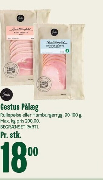 Gestus pålæg