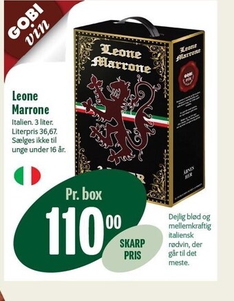 Min Købmand Leone marrone tilbud