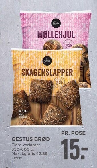 MENY Gestus brød tilbud