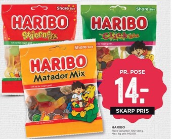 MENY Haribo tilbud