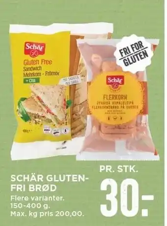 Schär glutenfri brød
