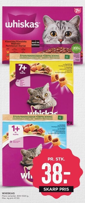 MENY Whiskas tilbud