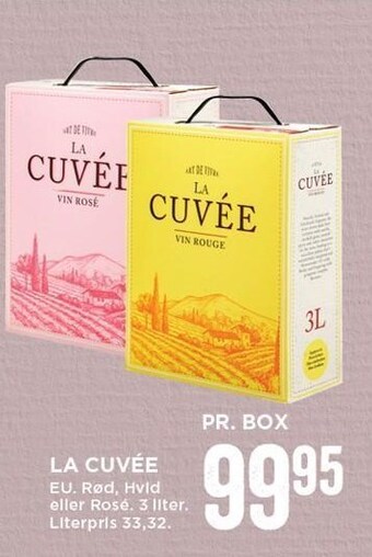 MENY La cuvée tilbud