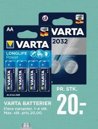 Varta batterier