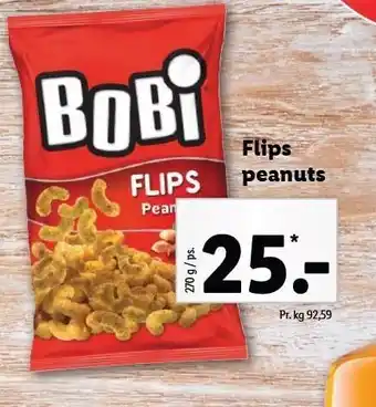 Lidl Flips peanuts tilbud