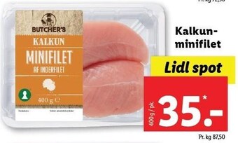 Lidl Kalkunminifilet tilbud