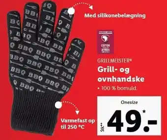 Grillmeister grill- og ovnhandske