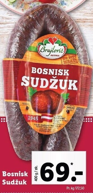 Lidl Bosnisk sudzuk tilbud
