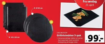 Grillmeister grillristmåtter 3-pak