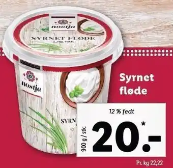 Syrnet fløde