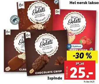 Lidl Ispinde bon gelati i æske tilbud