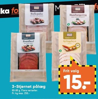 Bilka 3-Stjernet Pålæg tilbud