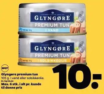 Netto Glyngøre premium tun tilbud